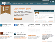 Tablet Screenshot of finderbinderaz.com